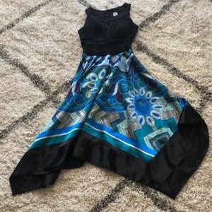 Sangria handkerchief dress